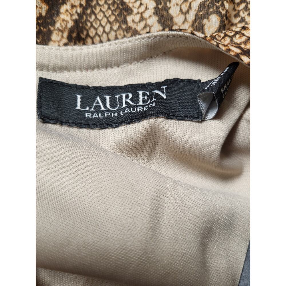 Lauren Ralph Lauren Python Print Blouson Georgett… - image 8